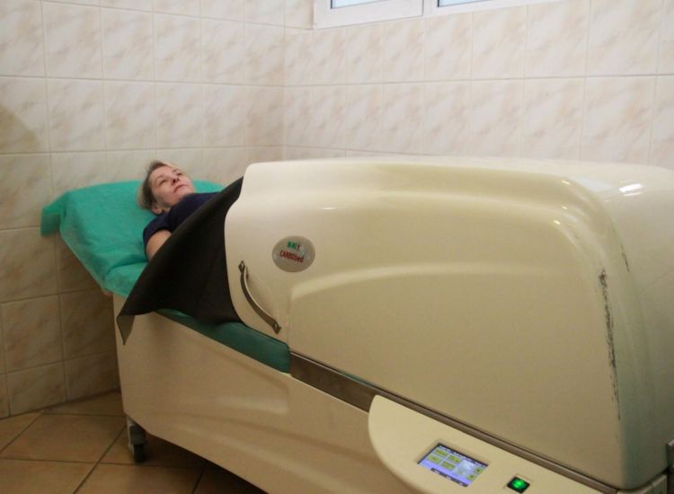 Trockenes Kohlensäurebad