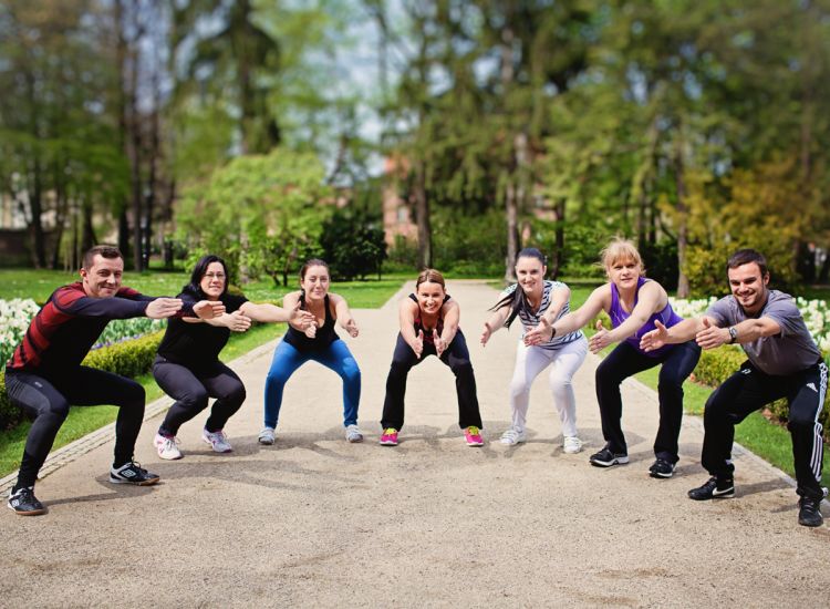 Poranna Gimnastyka w Parku Zdrojowym